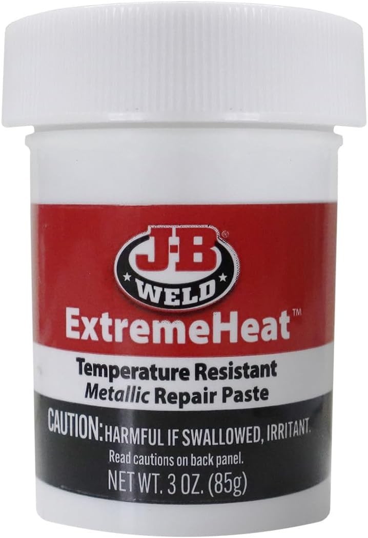 Versatile 3 oz Metallic Paste – Non-Flammable & Heat Resistant for Metal Repairs