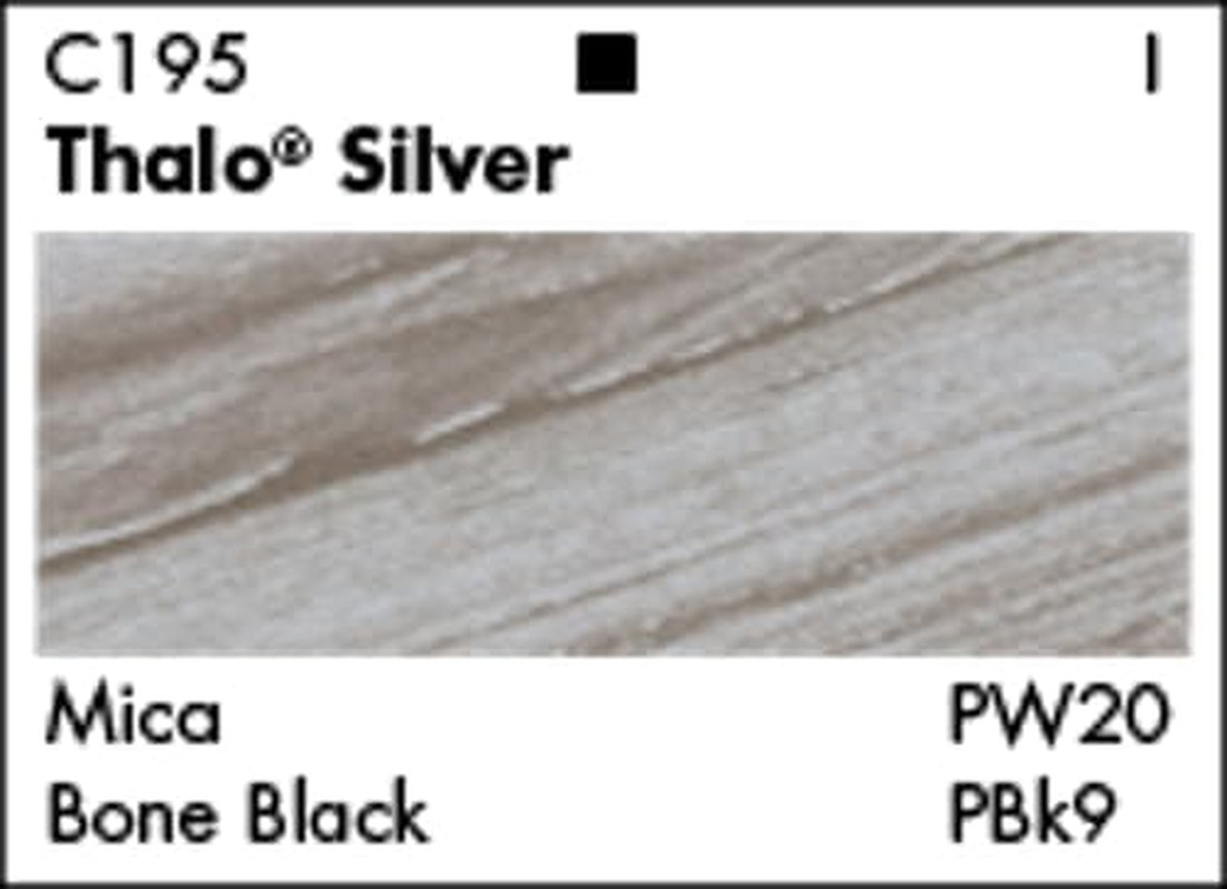 Academy Acrylic Paint, Gloss, 90Ml/3 Oz Metal Tube, Thalo Silver