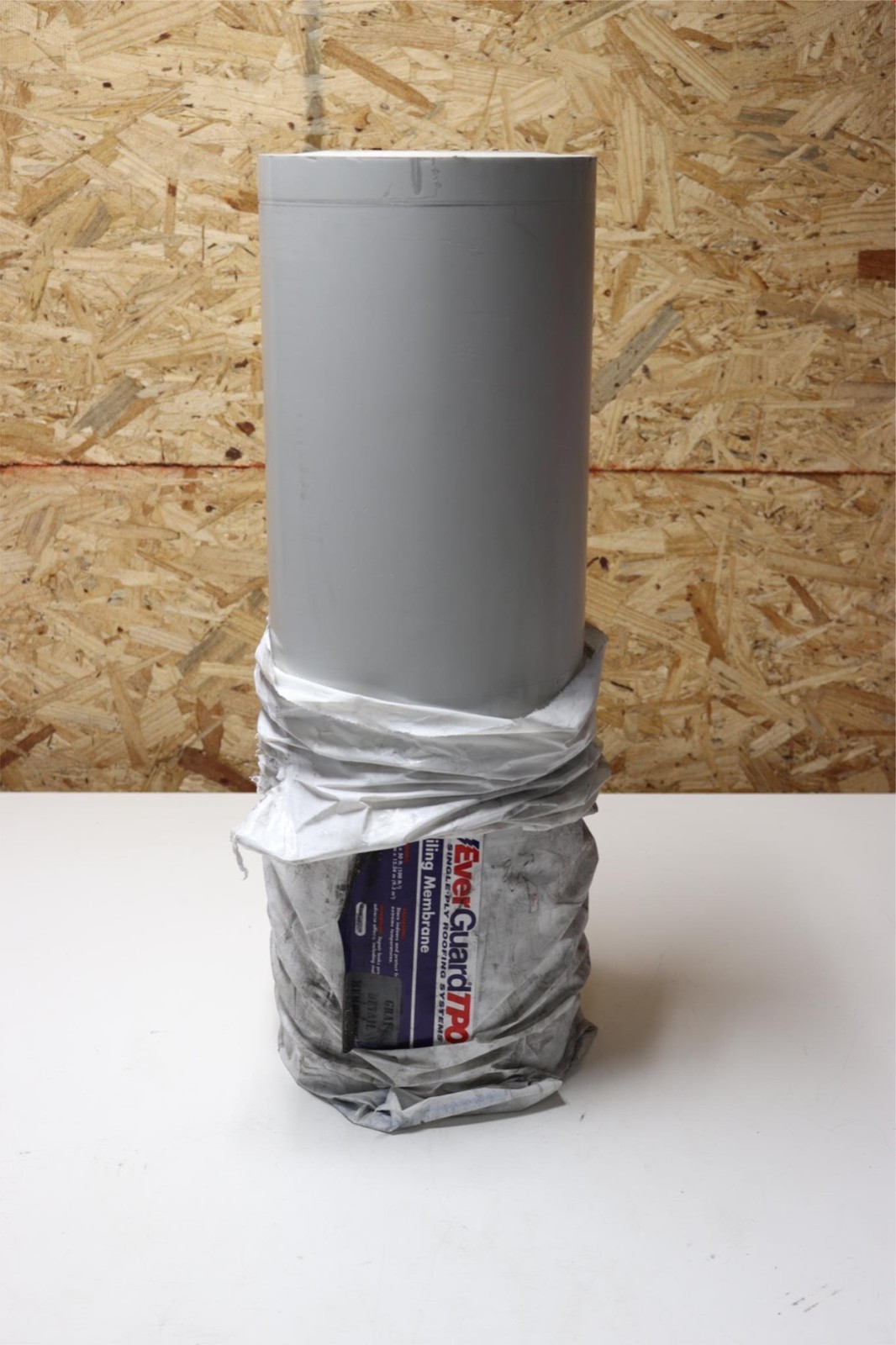 GAF EverGuard TPO Single-PLY Roofing Systems Detailing Membrane 24in x 50ft Gray