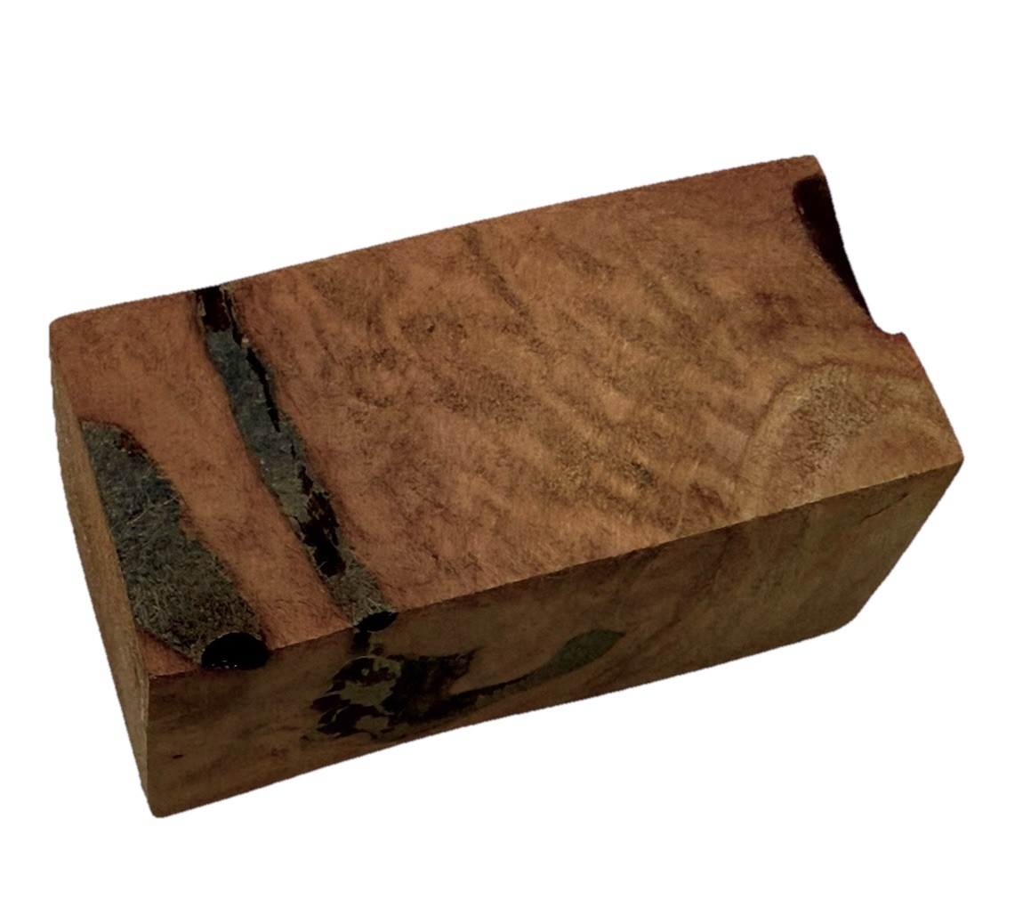 River Red Gum Burl turning blank 1-7/16″ x 1-7/16″ x 3″ (c48) See Description