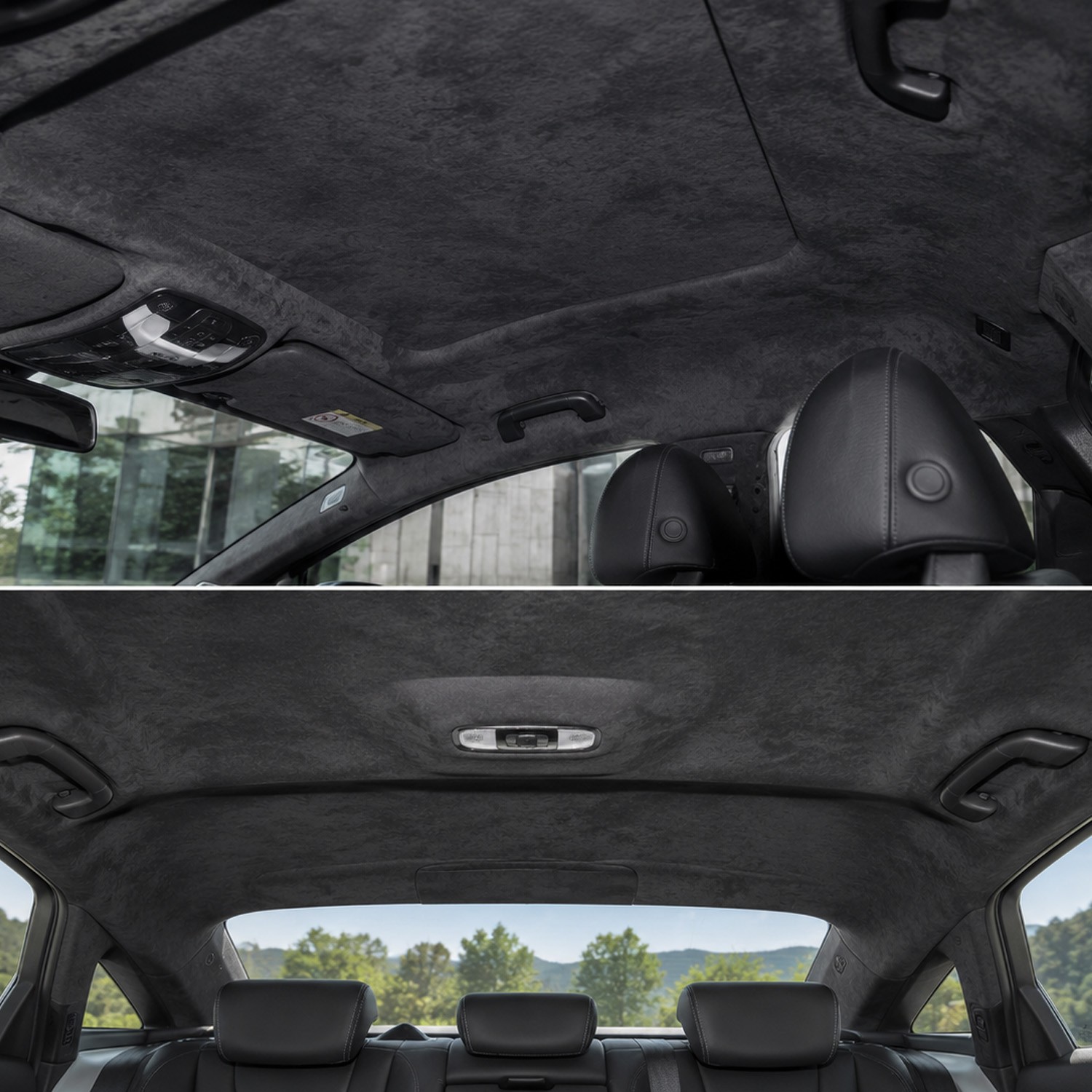 Car Roof Liner Replacement Suede Headliner Fabric Material Adhesive Backing