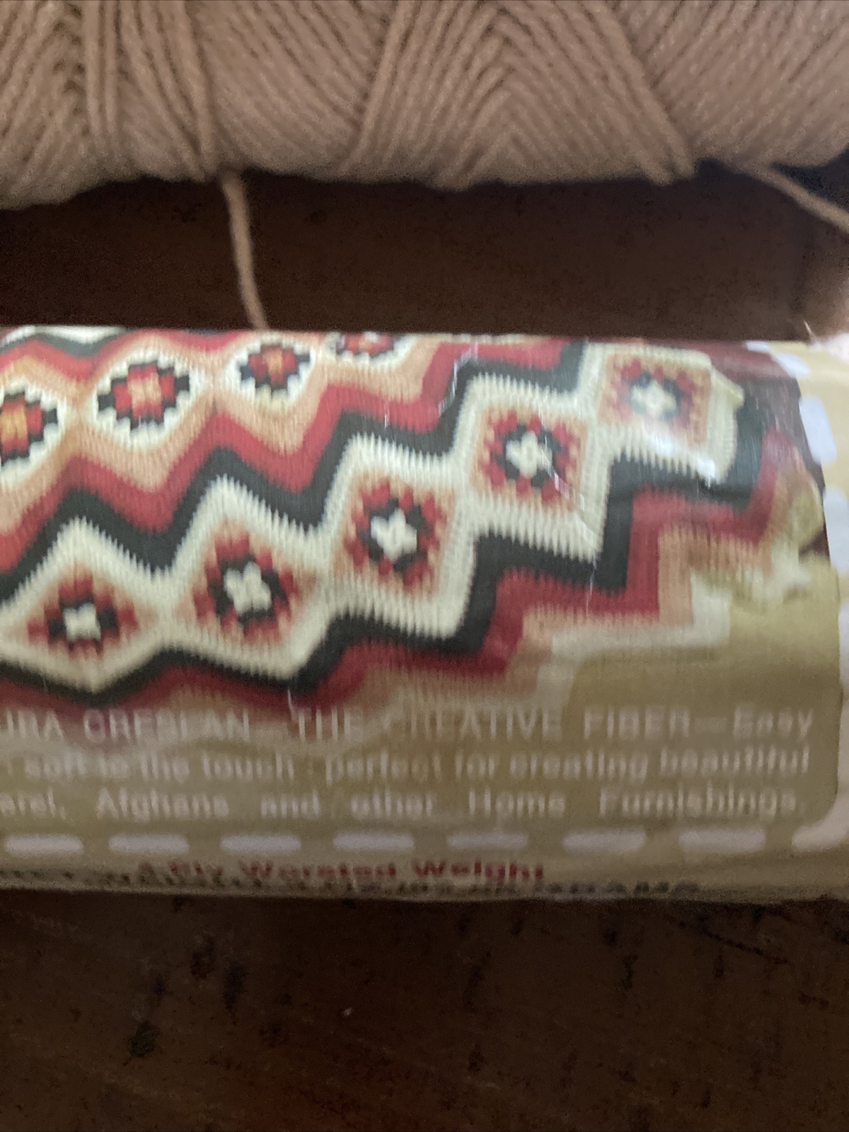 Creslan Acrylic Yarn 3 Pack Beige 9 Oz Total