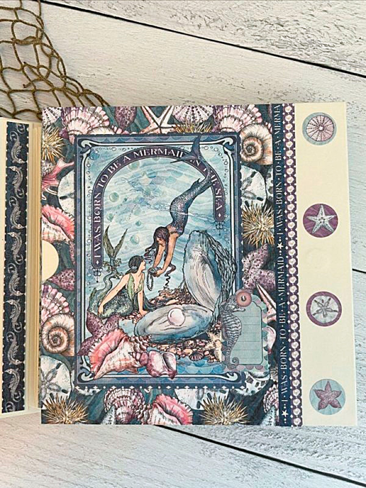 GRAPHIC 45 MAKE A SPLASH TRIFOLD WATERFALL FOLIO ALBUM KIT VOL 6 2023