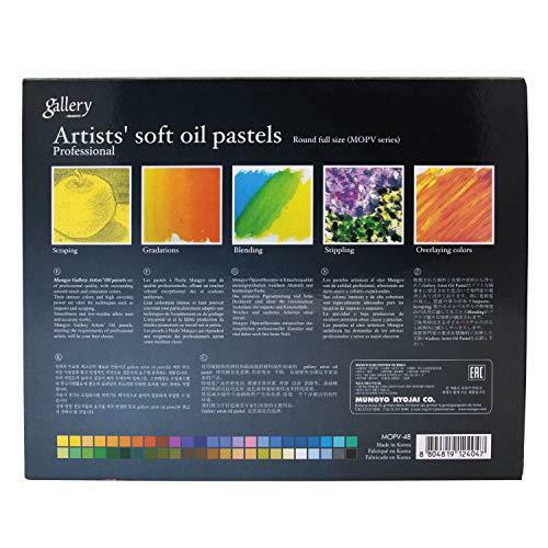 Mungyo Gallery Soft Oil Pastels Set of 48 – Assorted Colors