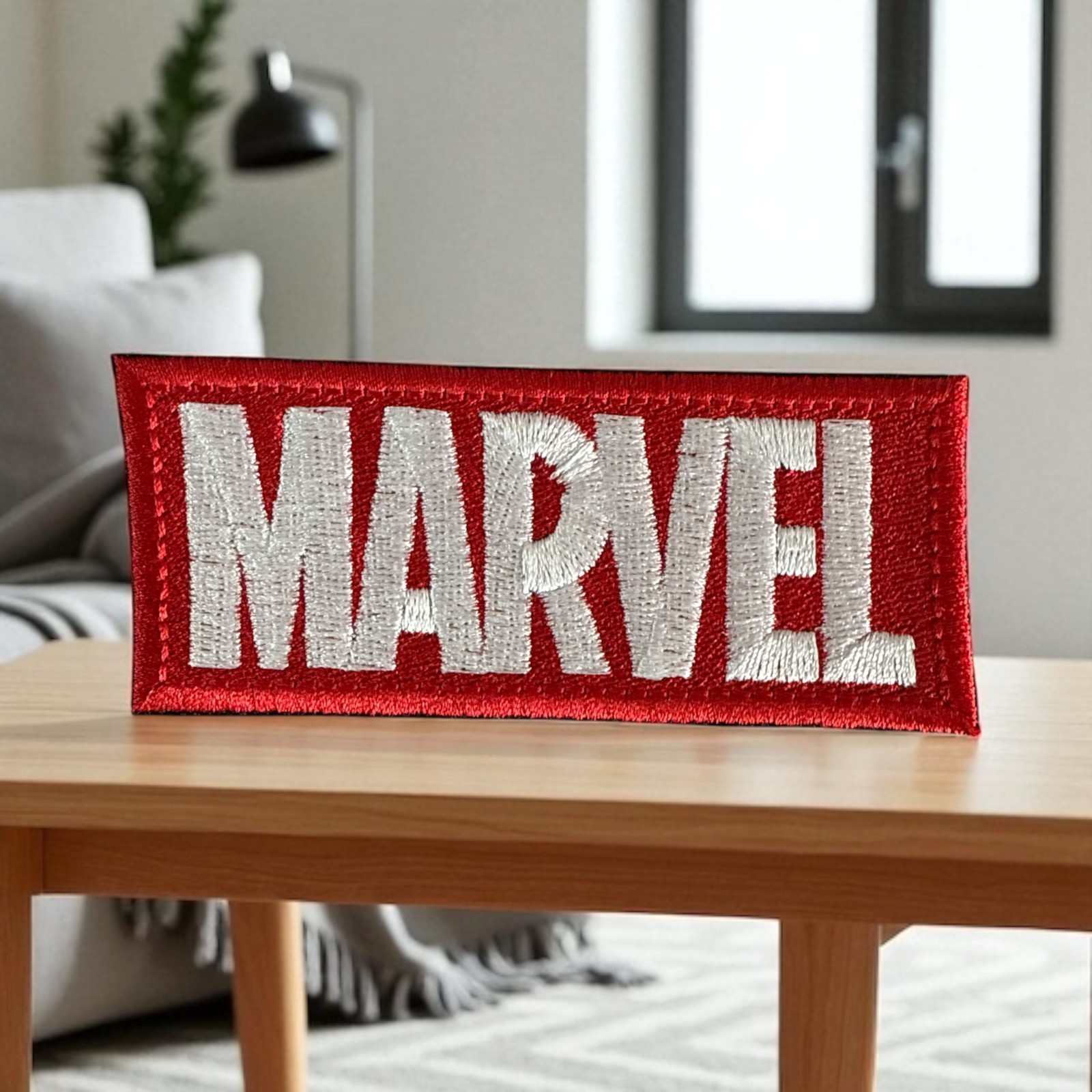 Marvel Logo Embroidery Patch 2″ X 4″ – 2.5″ X 6″ – 3.4″ X 8.00″