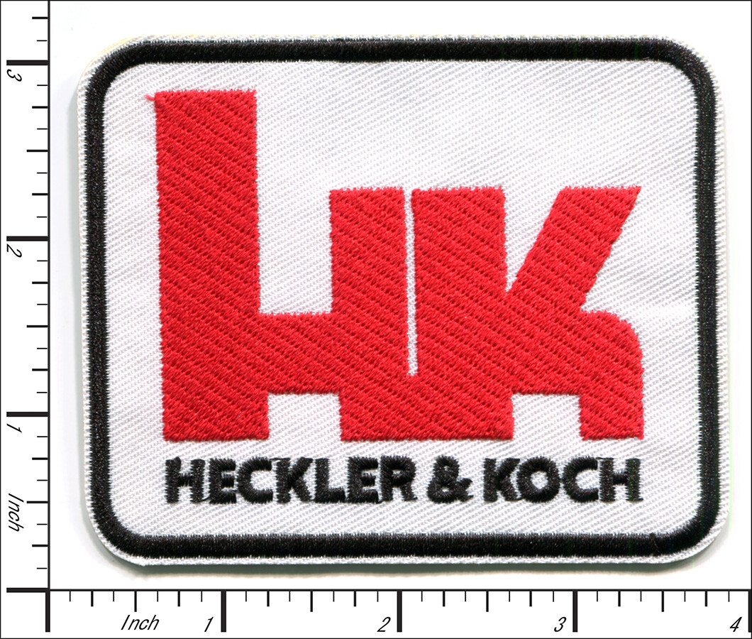 30 Pcs Embroidered Iron on patches HK Heckler & Koch Pistol Gun 94x77mm AP027hK1