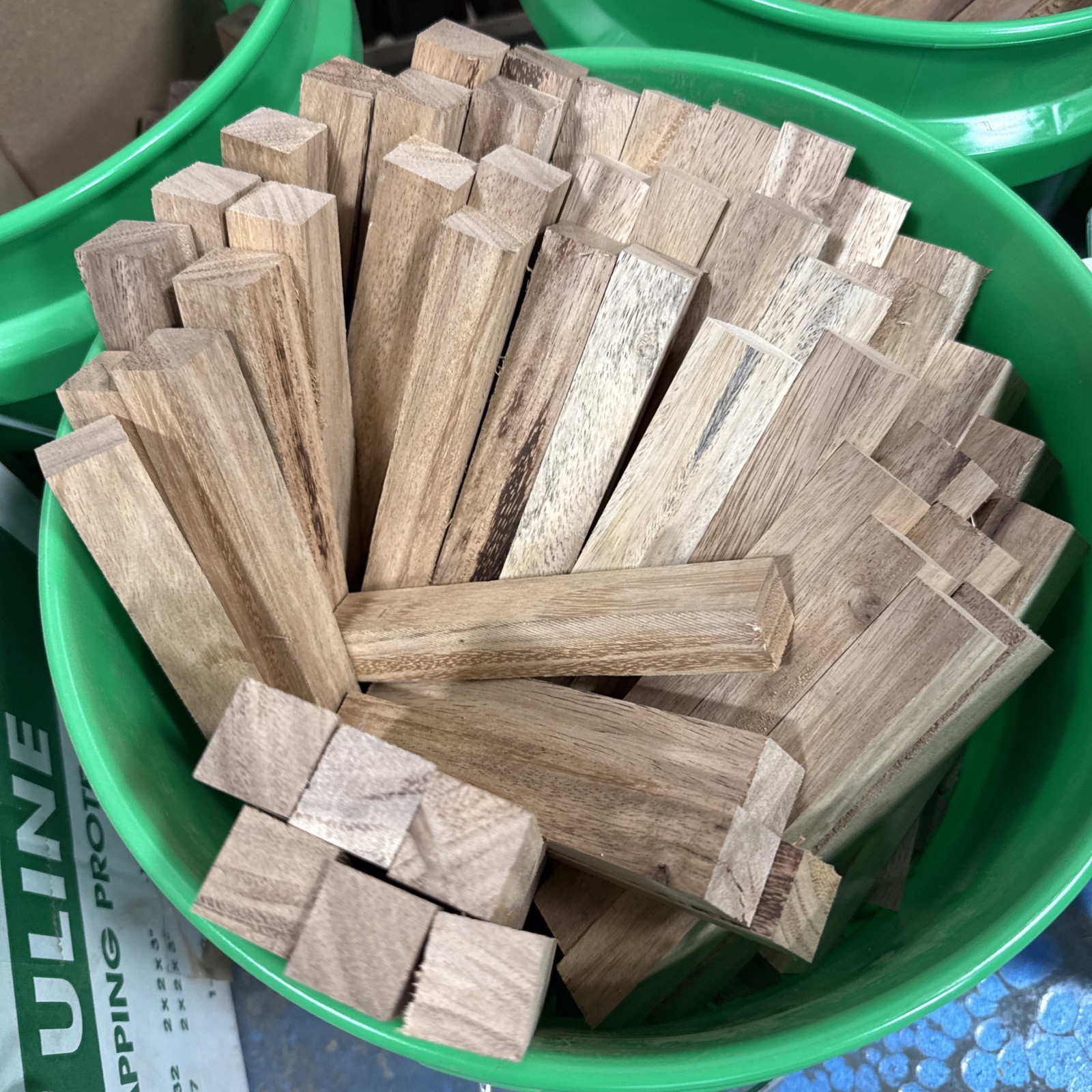 20pc Quebracho/Sahnillo/Parota/Cashew/Teak/Monkey Pod Turning Blanks3/4″x3/4″x6″