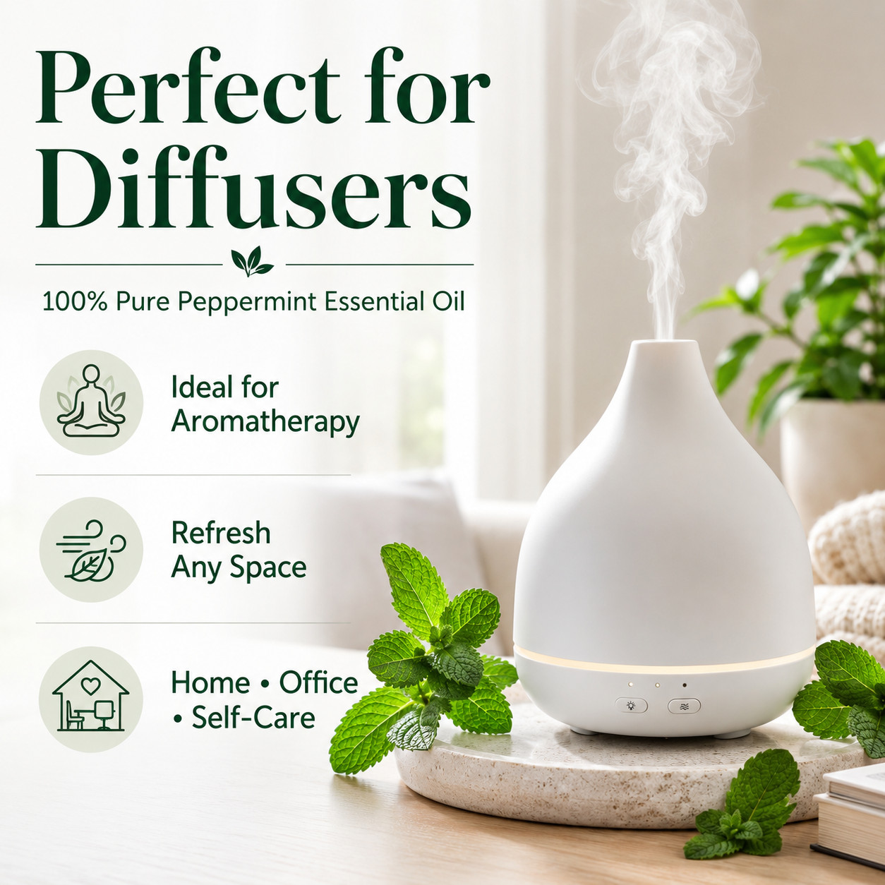 15 ml Peppermint Essential Oil – Pure Natural – Same Day Shipping
