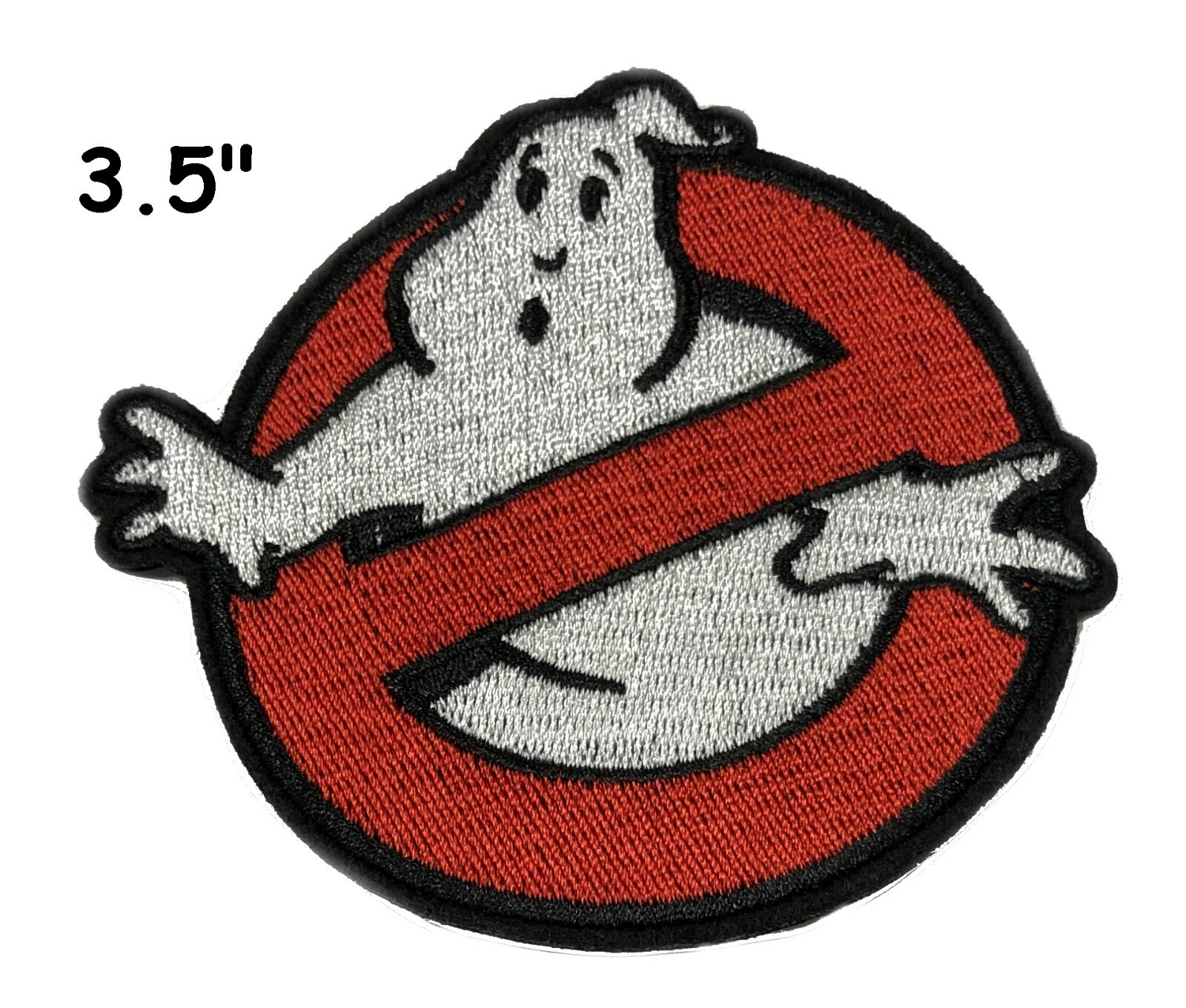 GHOSTBUSTERS movie logo iron-on embroidered patch HIGH-QUALITY! 3.5″ stay-puft