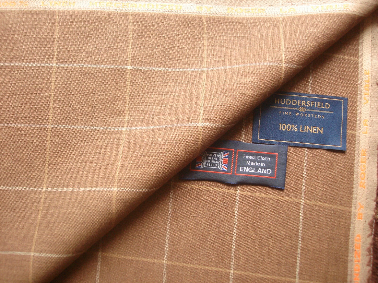 KITON WOOL JACKETING FABRIC “Vintage” MADE IN SCOTLAND FOR kiton – 2.0 m