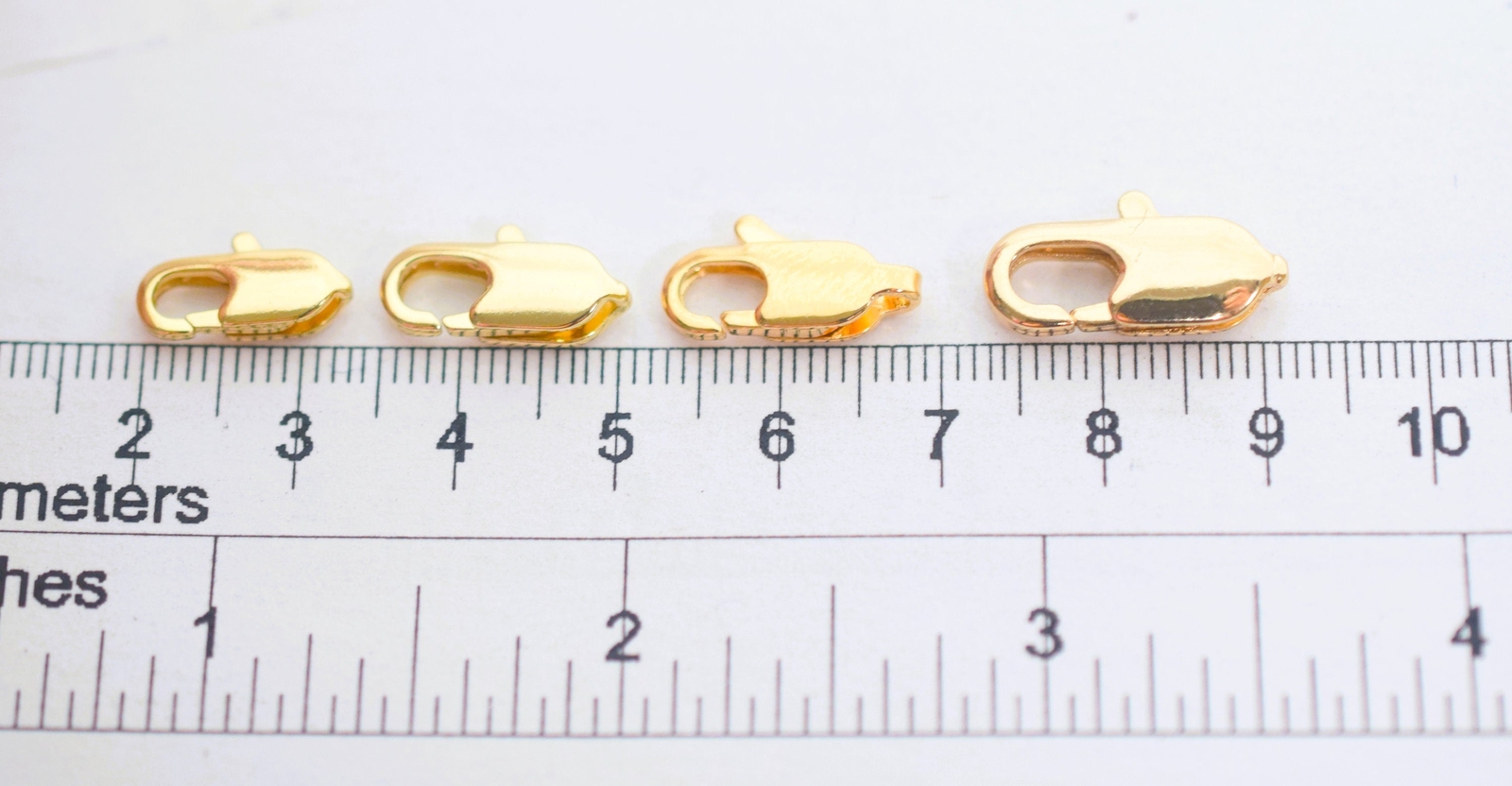 Gold Filled EP Lobster Claw Clasp,18 Kt/14 Kt For Jewelry different sizes