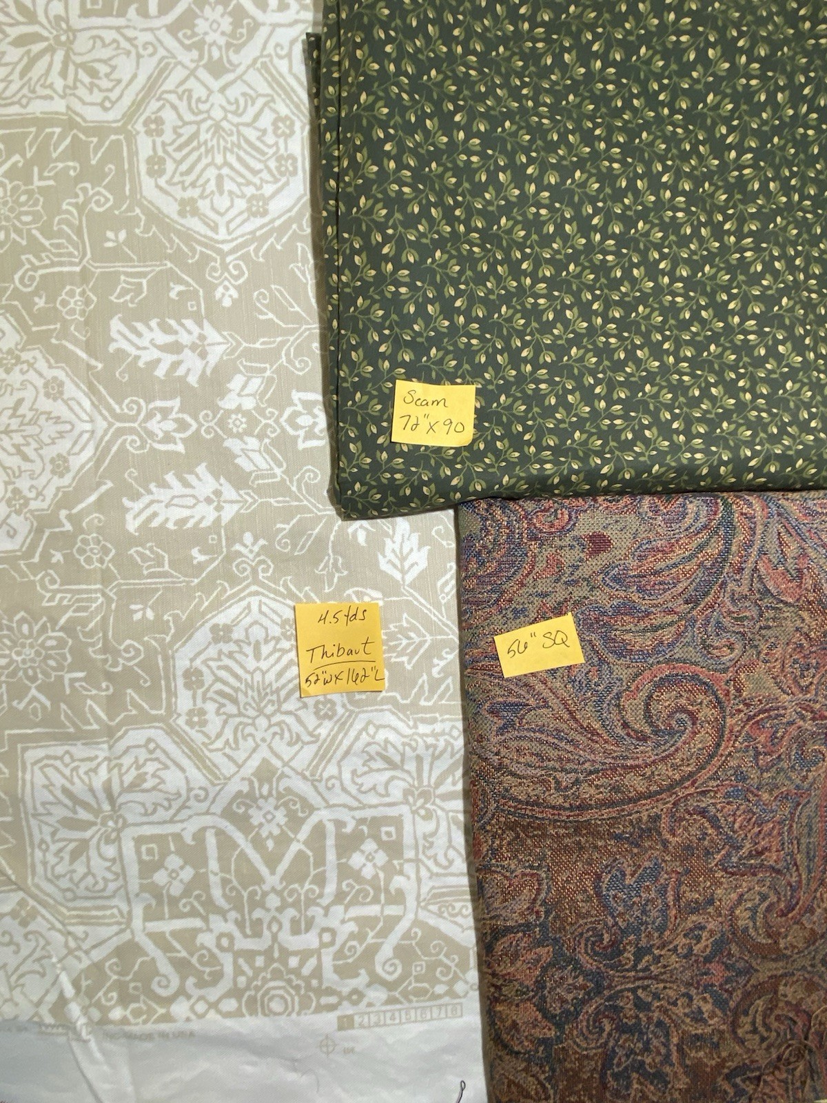 Vintage To Modern 11lb Lot Cotton Fabric Yards~Pieces~Panels Country Cottage