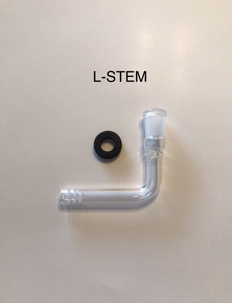 DIY Bong Kit 2”-6” Lstem 90 Or 45 Degree Bent Curved Glass Downstem 14mm Bowl