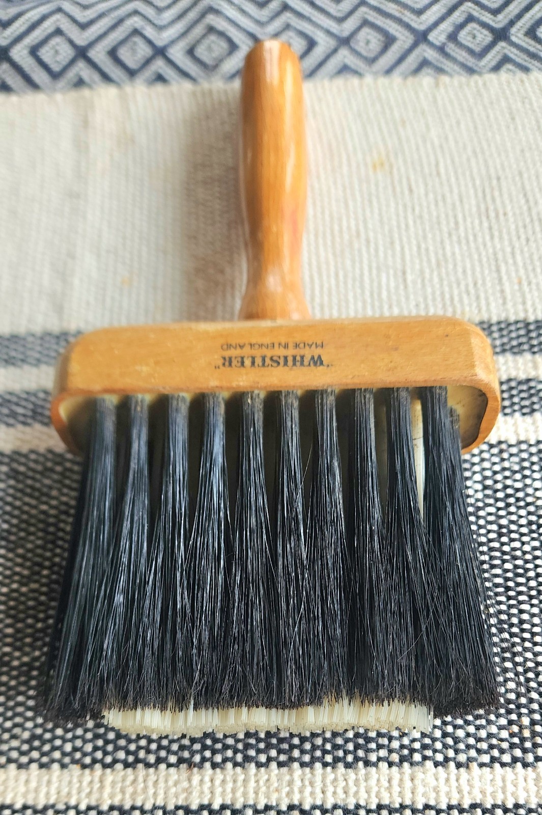 Vintage Whistler Brush Badger Hair Faux Finishes Dusting Brush New Old Stock