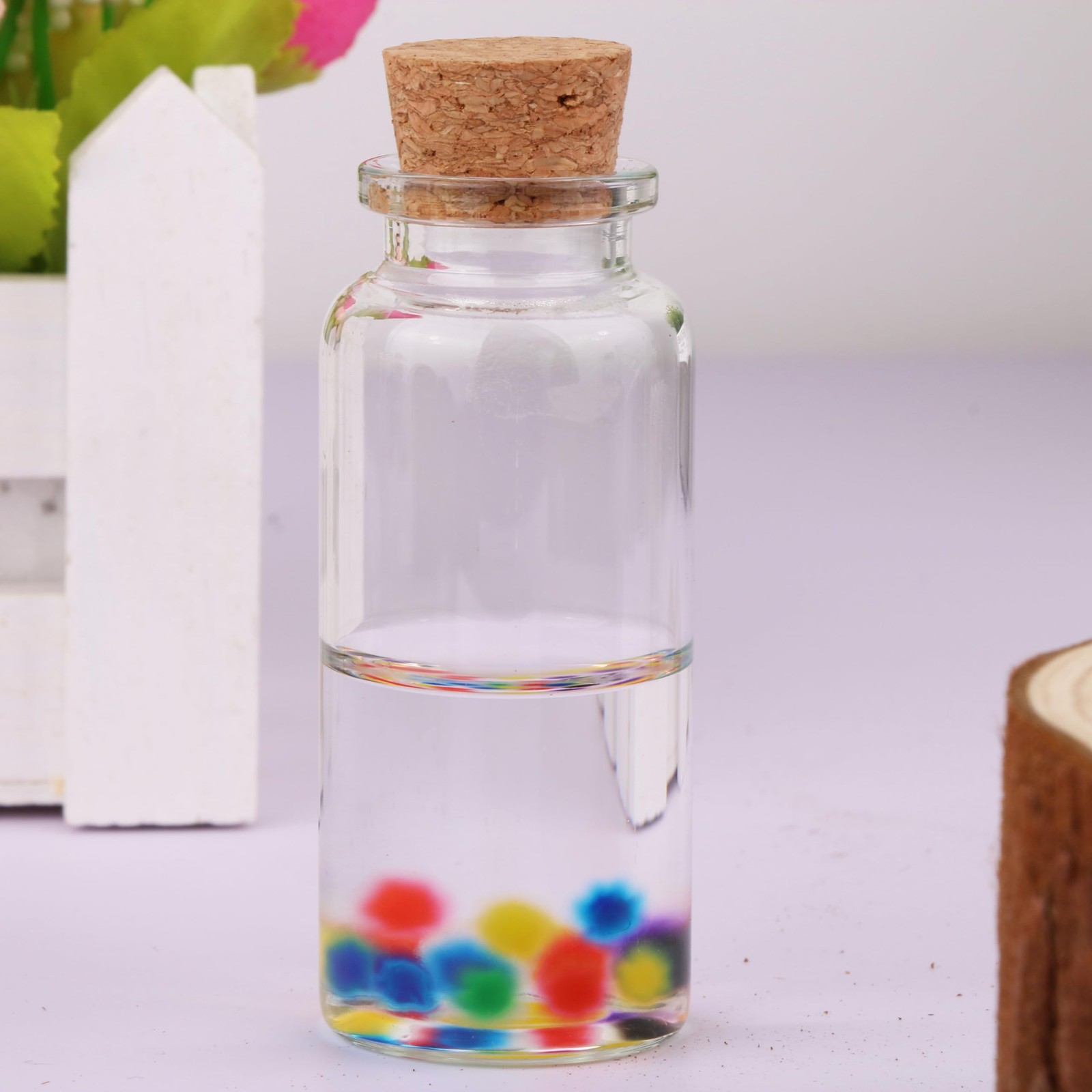 30ml Cork Stoppers Glass Bottles, Small Jars for Candy Wishing Bottle Wedding…