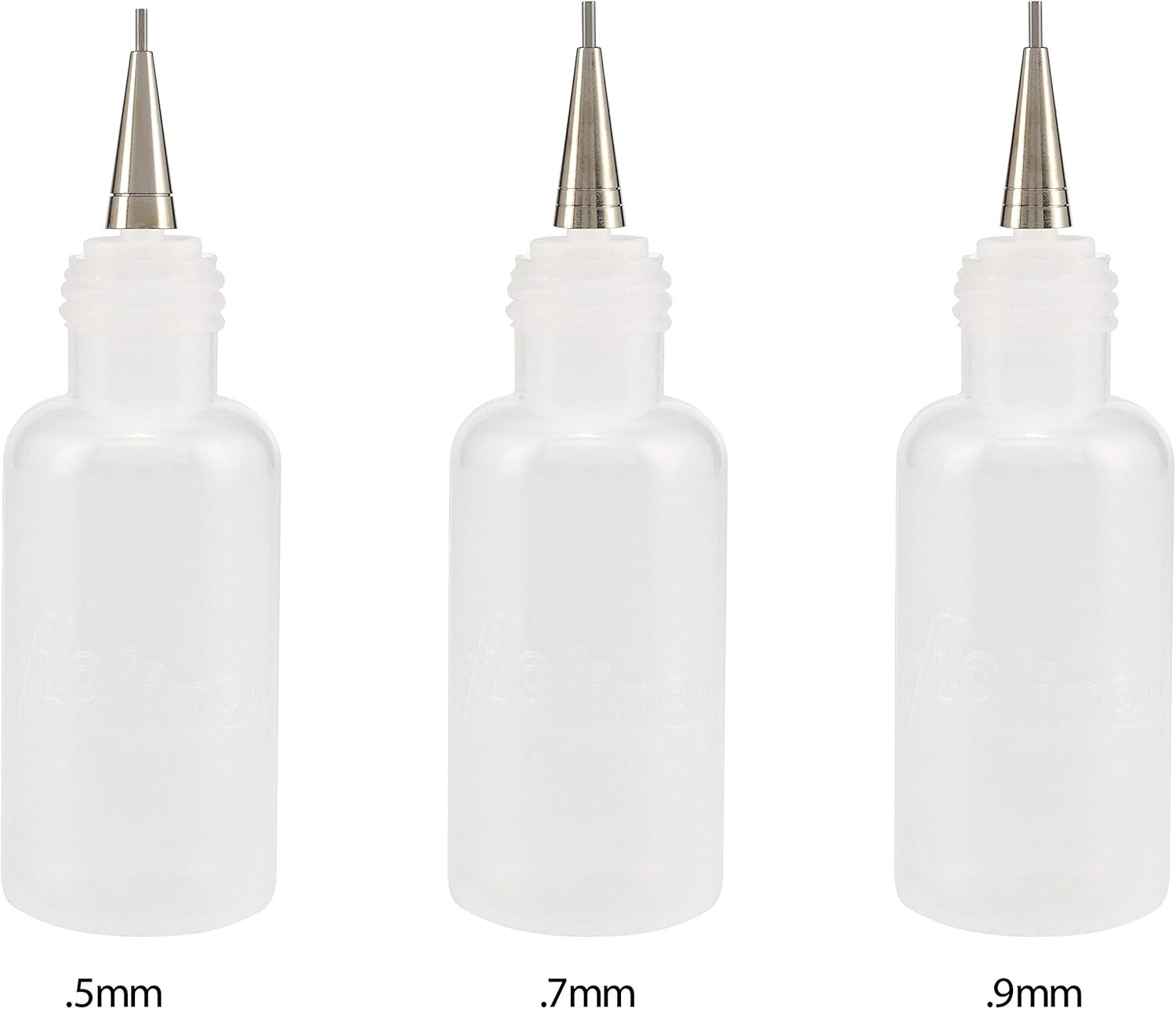 Precision Tip Applicator Bottle – Flo Line Squeeze Bottle with Stainless Steel T