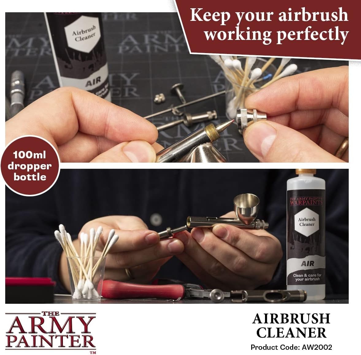 Effective 100ml Cleaner for Acrylic Paints – Perfect for Miniature Restoration
