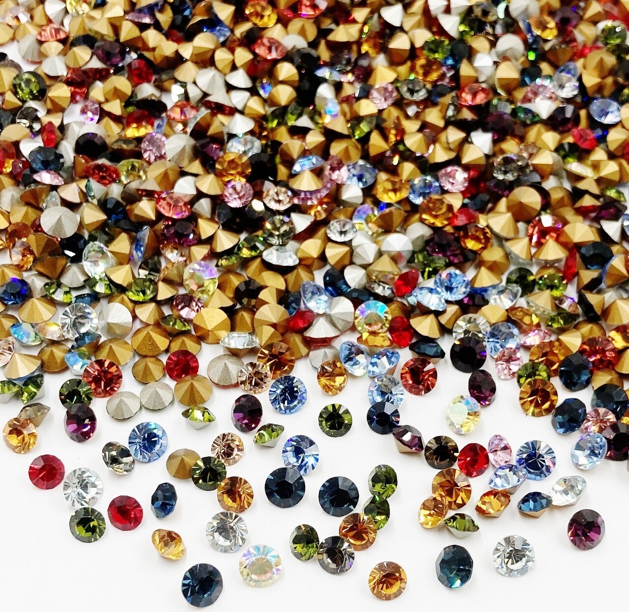 50 Vintage Swarovski Crystal 5mm. To 6mm. Rhinestones – Jewelry Repair J55