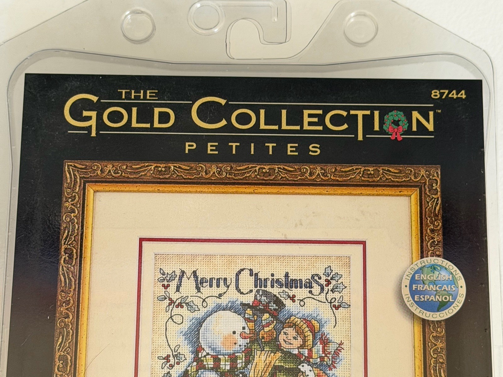 Dimensions Gold Collection Petites Cross Stitch Kit Vintage Merry Christmas Y2K