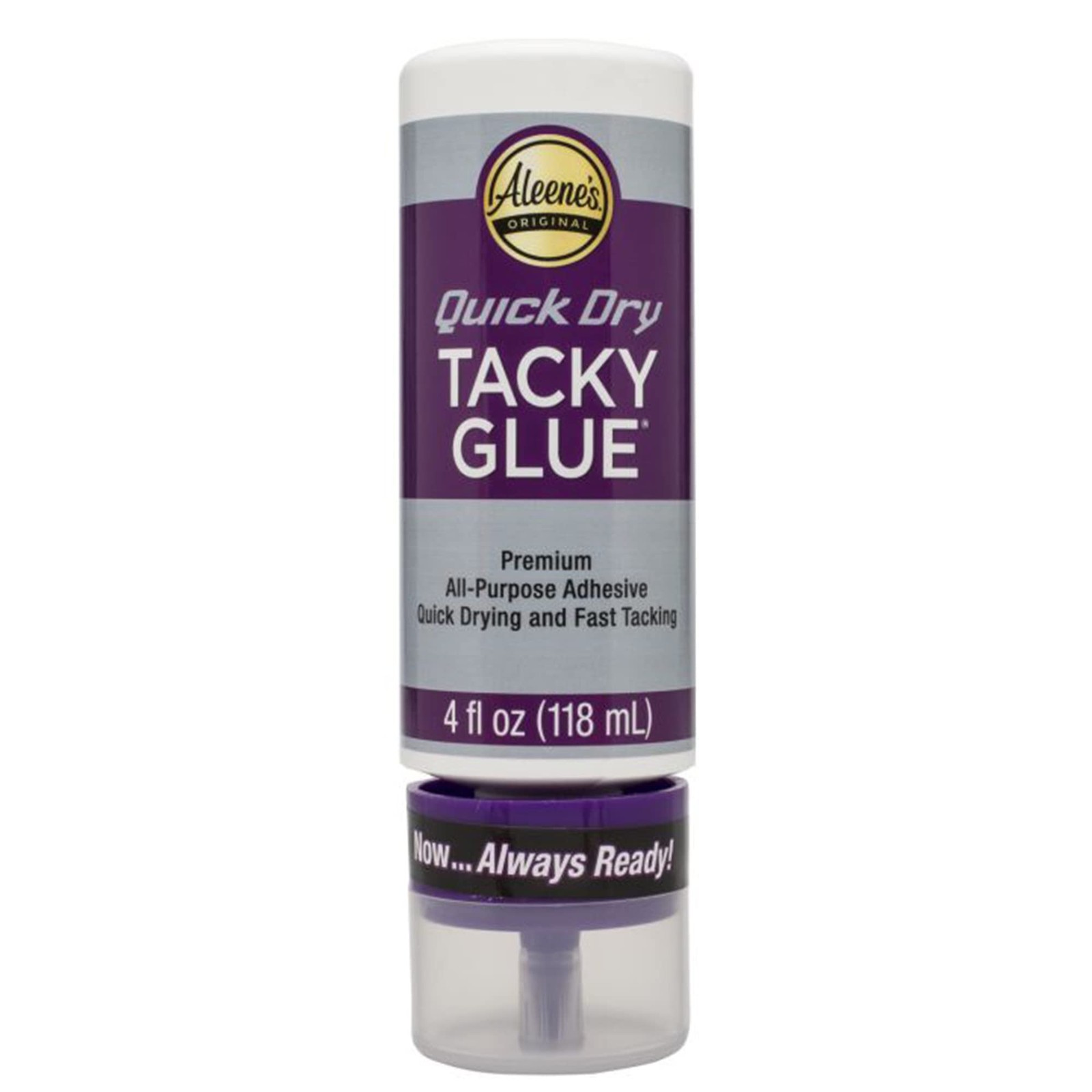 Aleene’s Quick Dry Tacky Glue for Crafts in Always Ready Bottle, Nontoxic, Dries