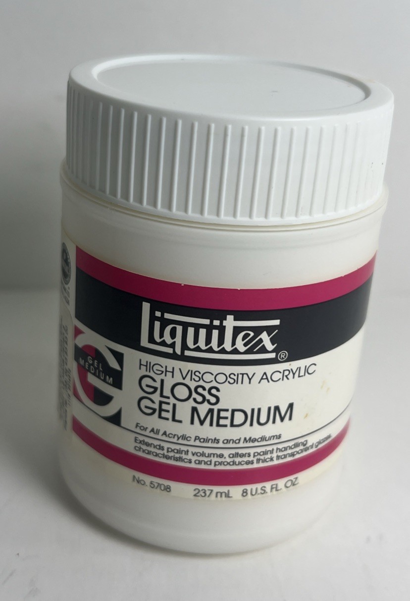 LIQUITEX High Viscosity Acrylic GLOSS GEL MEDIUM 8 fl. oz – UNOPENED