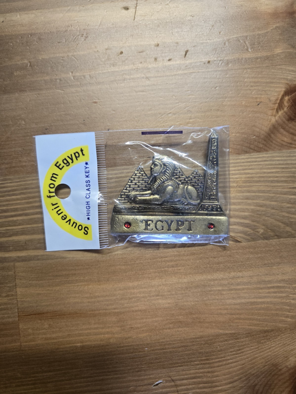 Egypt Sphinx & Pyramid Premium Magnet Metal Souvenir Gift New SEALED