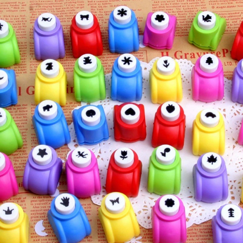 Mini Paper Cut Punch Scrapbook Craft Cutter Stencil Handheld Making Hole US