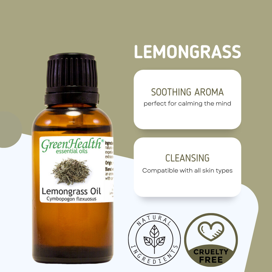 16 fl oz Lemongrass Essential Oil (100% Pure & Natural) in Aluminum Bottle