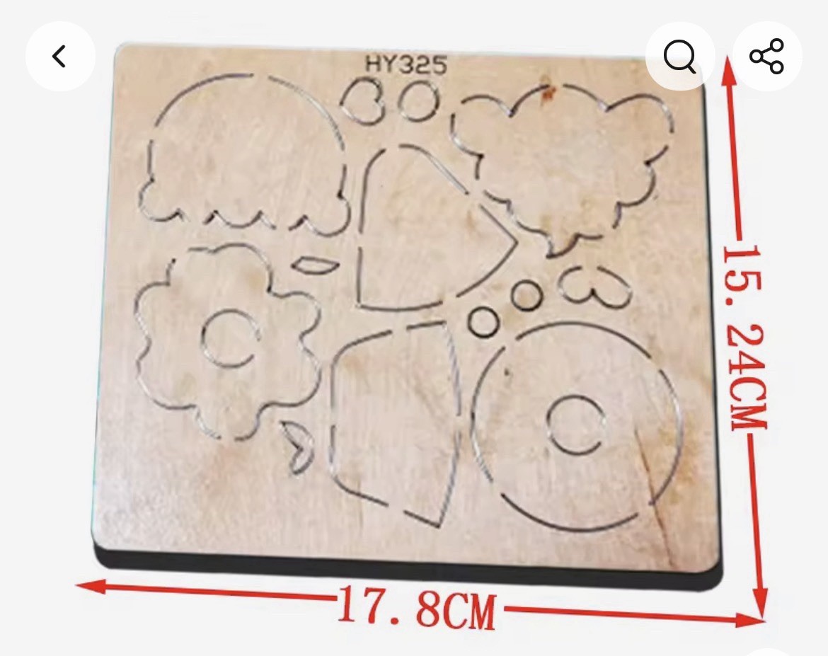 Steel Cut Wooden Die Cut Cutting Die Bow Die Cut Ice Cream Donut Die Cut