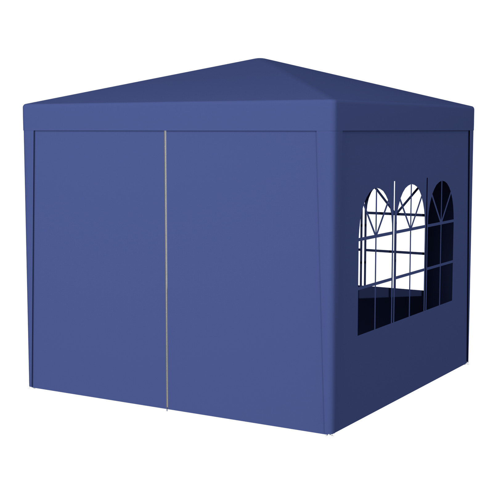 3 * 3m Spiral Tube Pergola Made of Blue PE Fabric, 10’x10 ‘ Party Tent