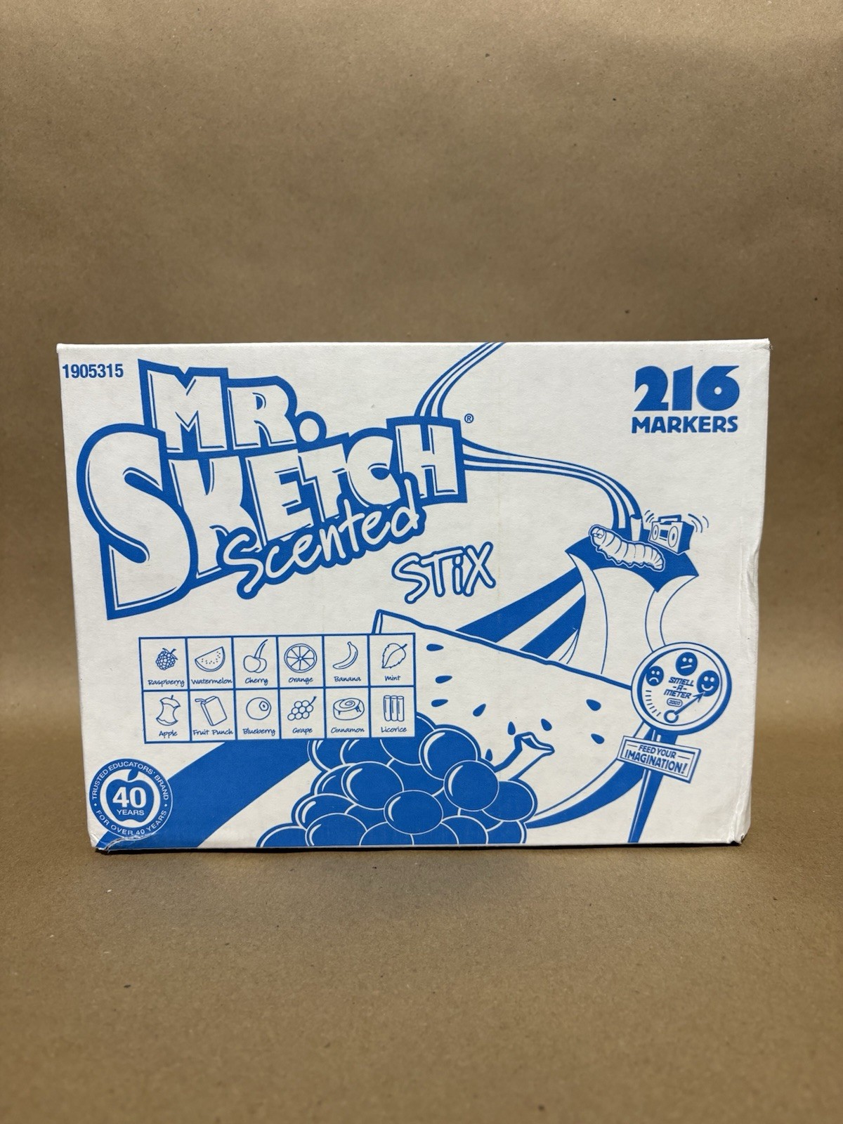 Mr. Sketch Scented Markers, Class Pack, Assorted Colors, Pack Of 216