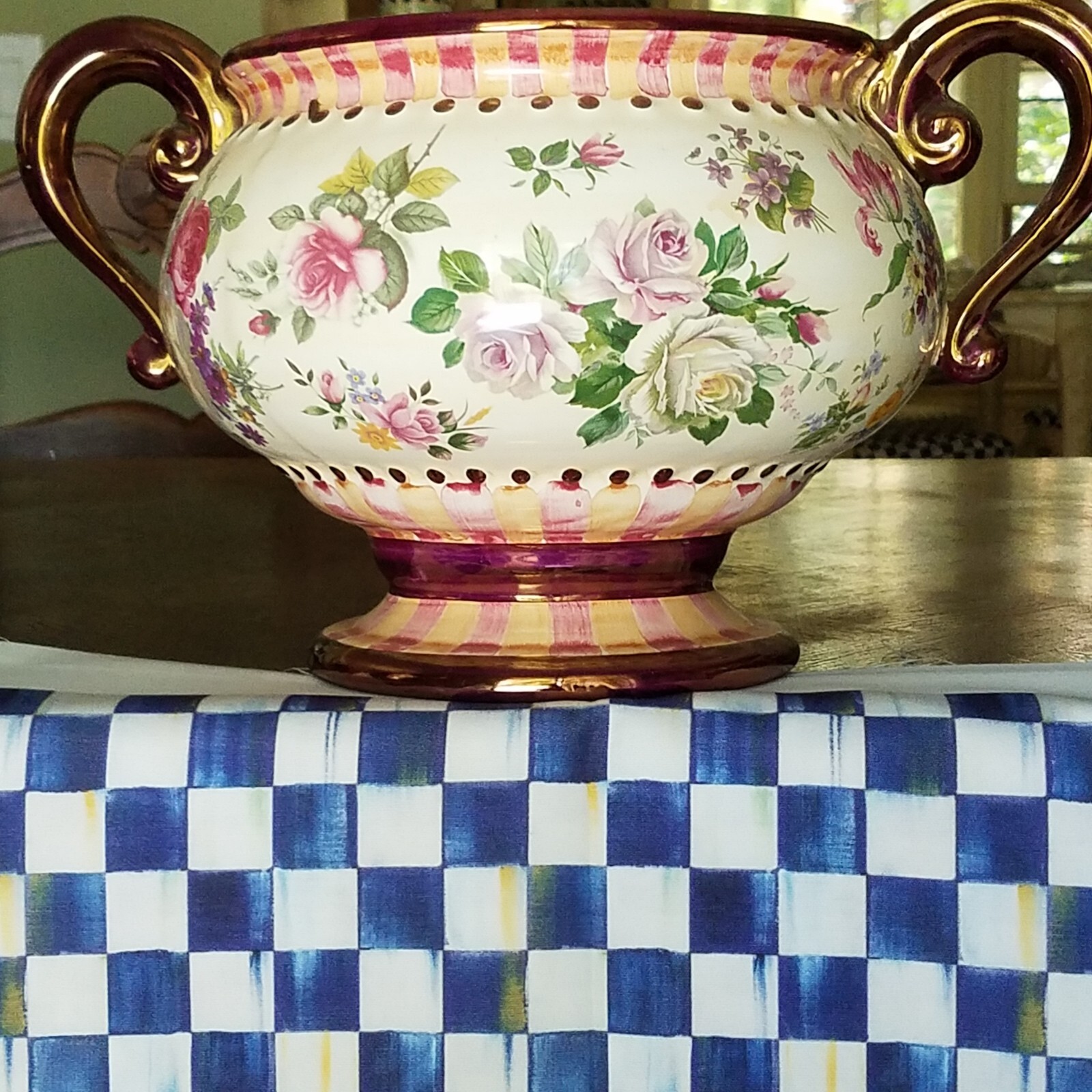 Royal Blue Check FABRICS~ Priced By the Yard ~ YOU SELECT!