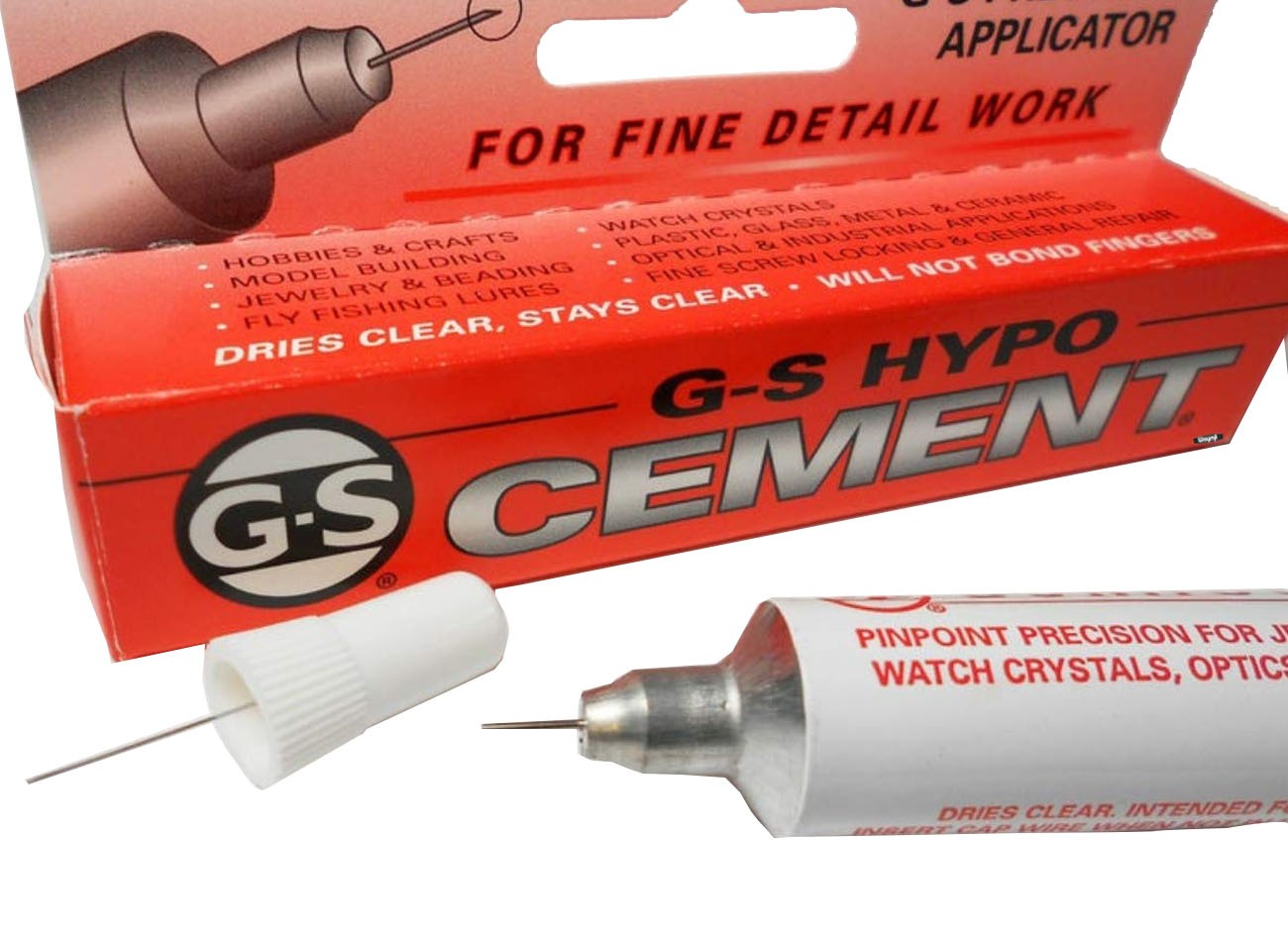 GS Crystal Cement Paste 1/3 fl oz – Watch Crystal & Jewelry Repair – Made in USA