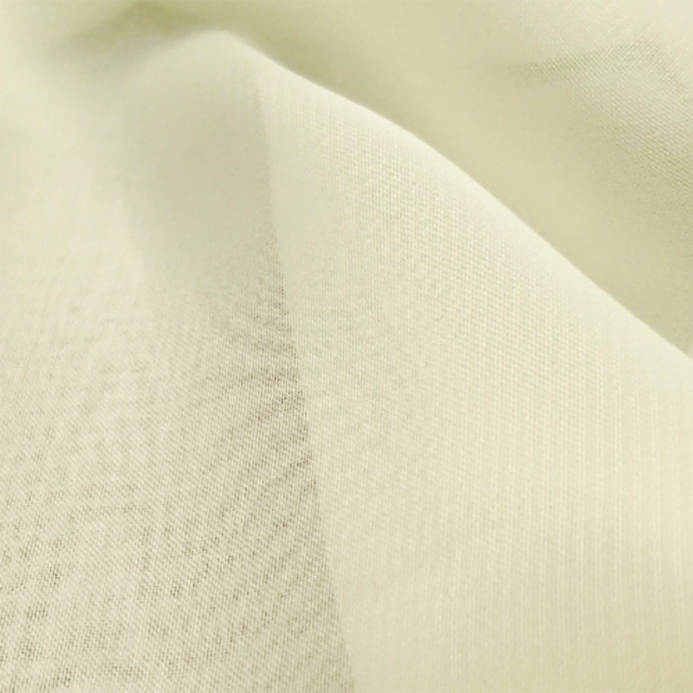 Ivory Sheer Chiffon Fabric by the Yard 60″ Wide for Decorations, Weddings, Event