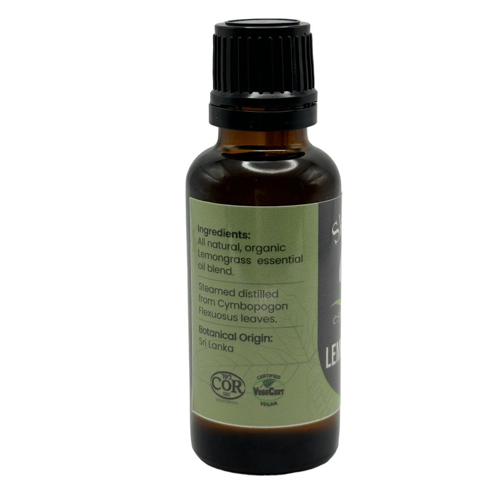 100% Pure Organic Lemongrass Essential Oil – FREE SHIPPING
