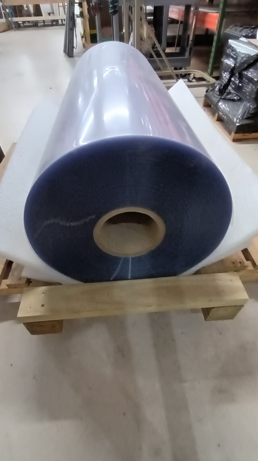 Clear Polycarbonate Roll for Face Shields Plastic Large 48.5 wide 750 feet long