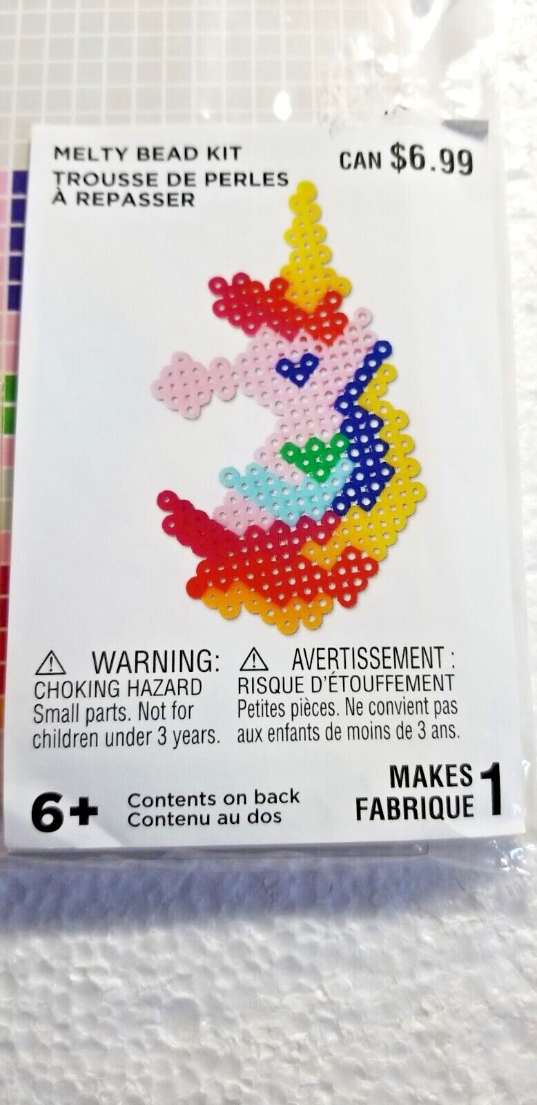 Unicorn Melty Bead Kit Creatology Ages 6 Years+ Multicolor Kit Kid Craft