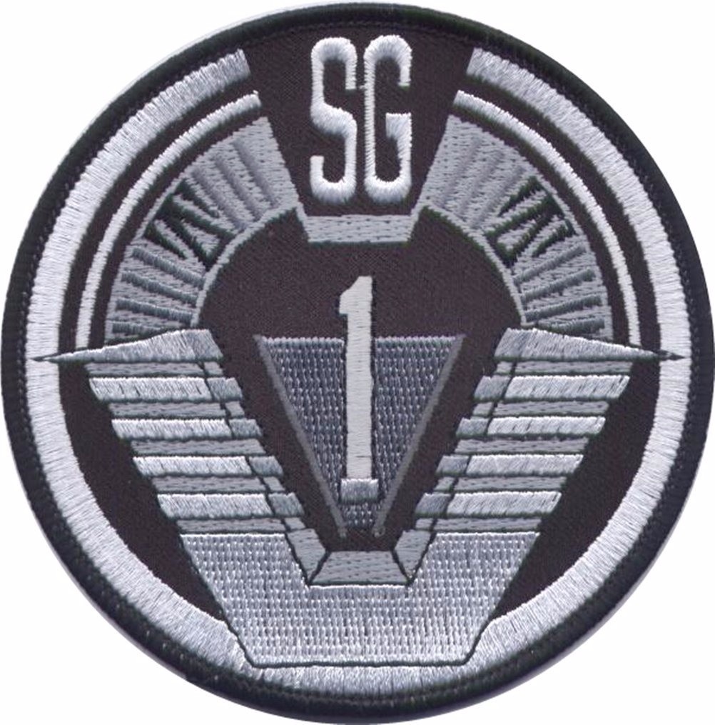 STARGATE SG1 Logo 3 7/8″ Diameter Embroidered Uniform Shoulder PATCH