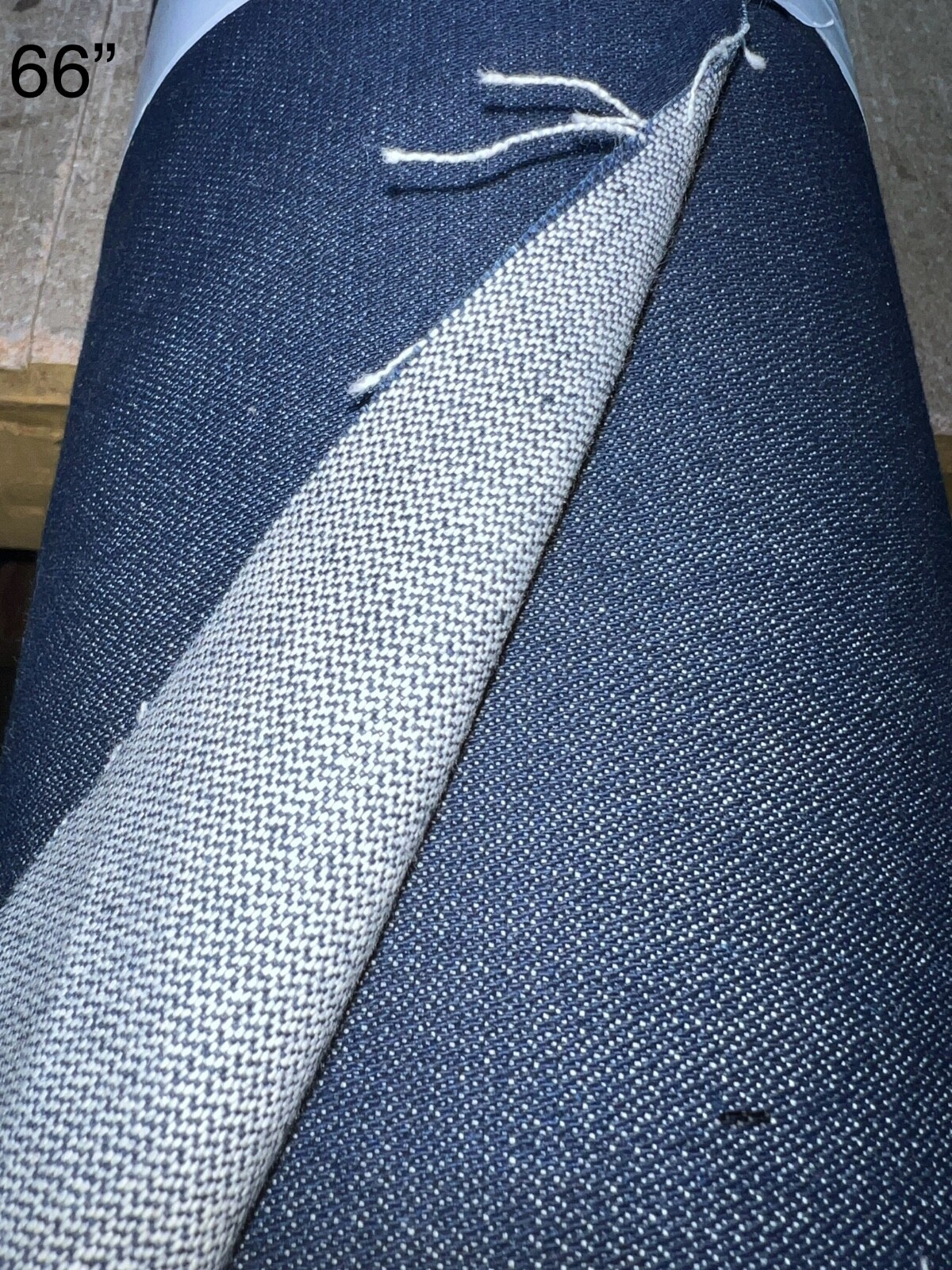 Navy Blue Denim 100% Cotton Canvas 10 oz Fabric 66” Wide Premium – by yard