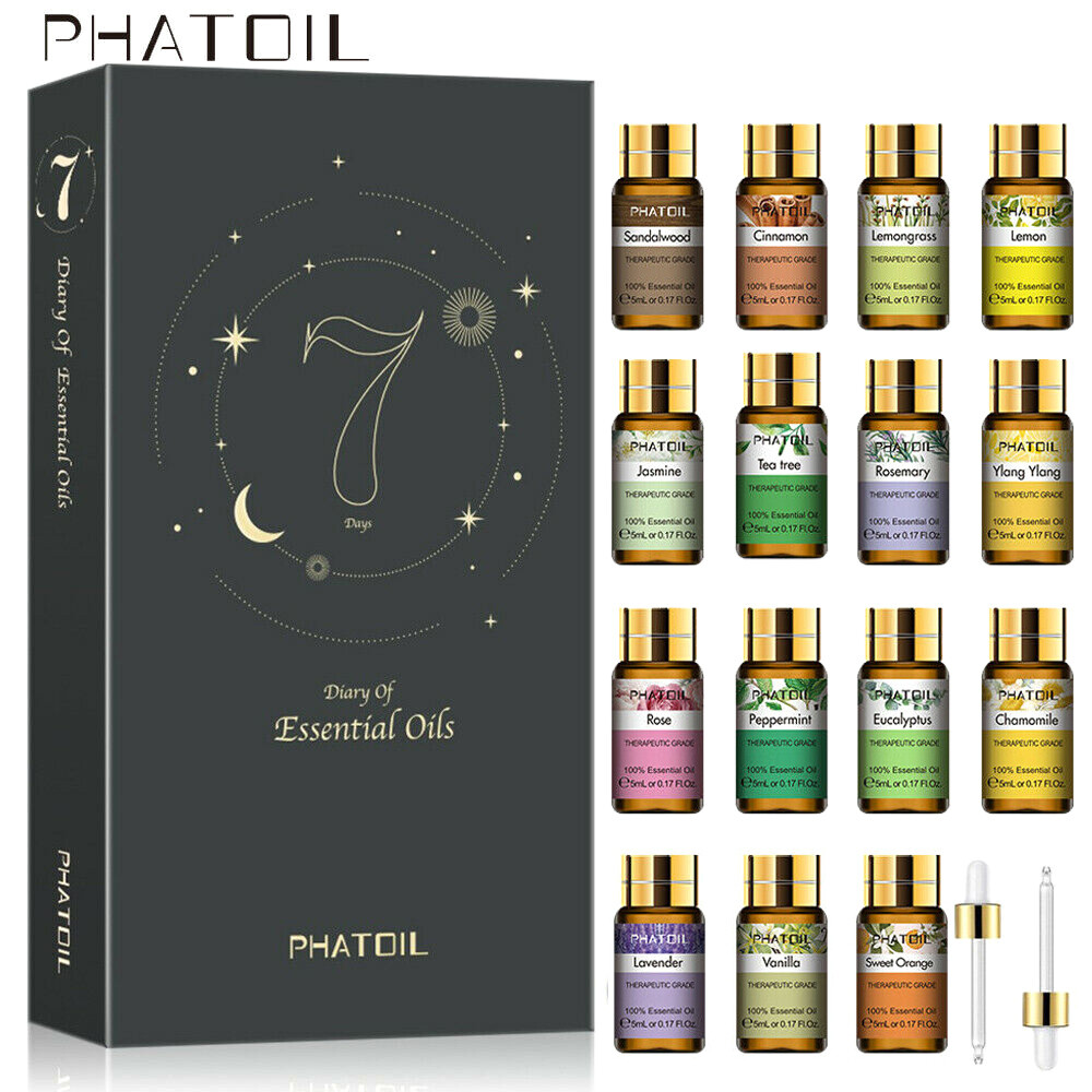 15PCS Essential Oils Gift Set 5ML- Premium Quality Essential Oils for Diffusers