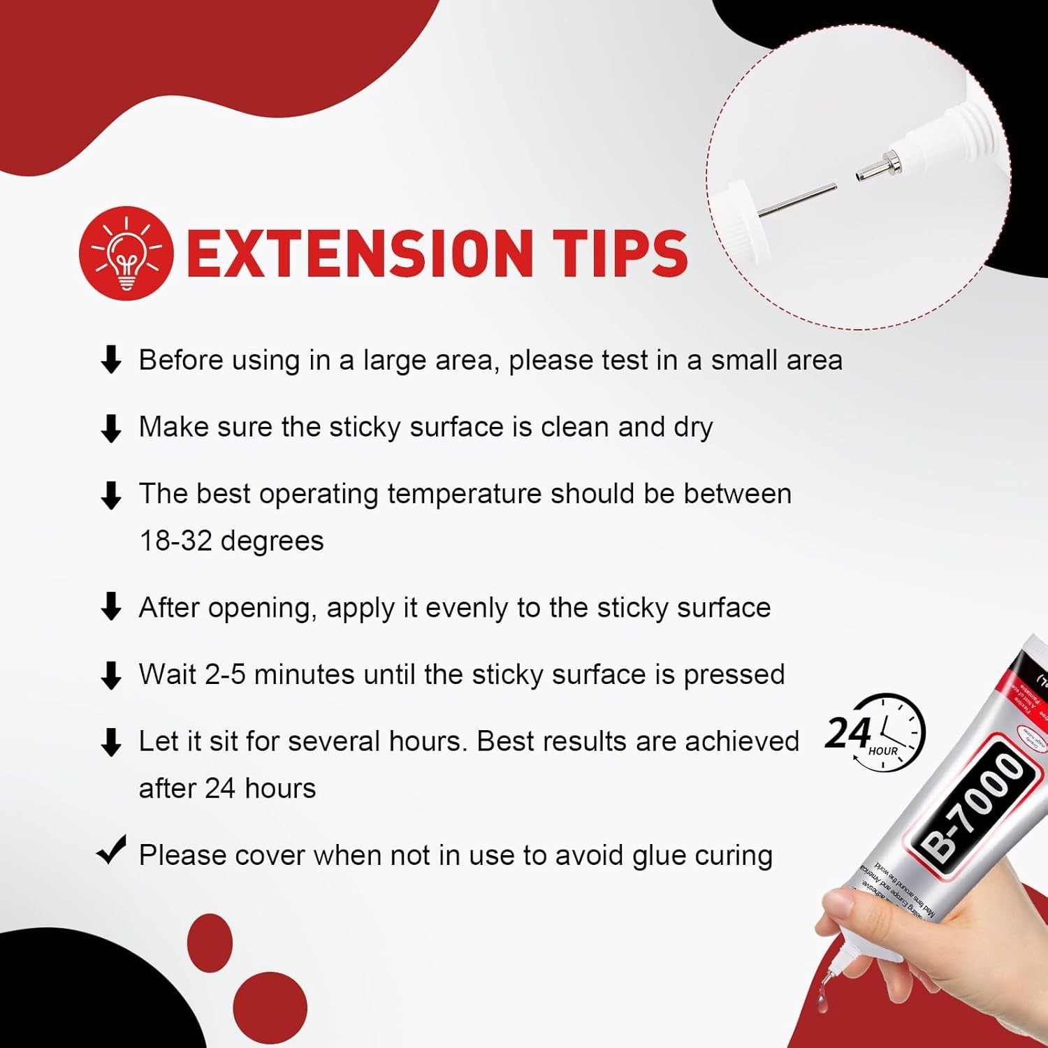 2 PCS 110ml Glue Clear with Precision Tip, Bedazzling Glue, Rhinestone Glues,…
