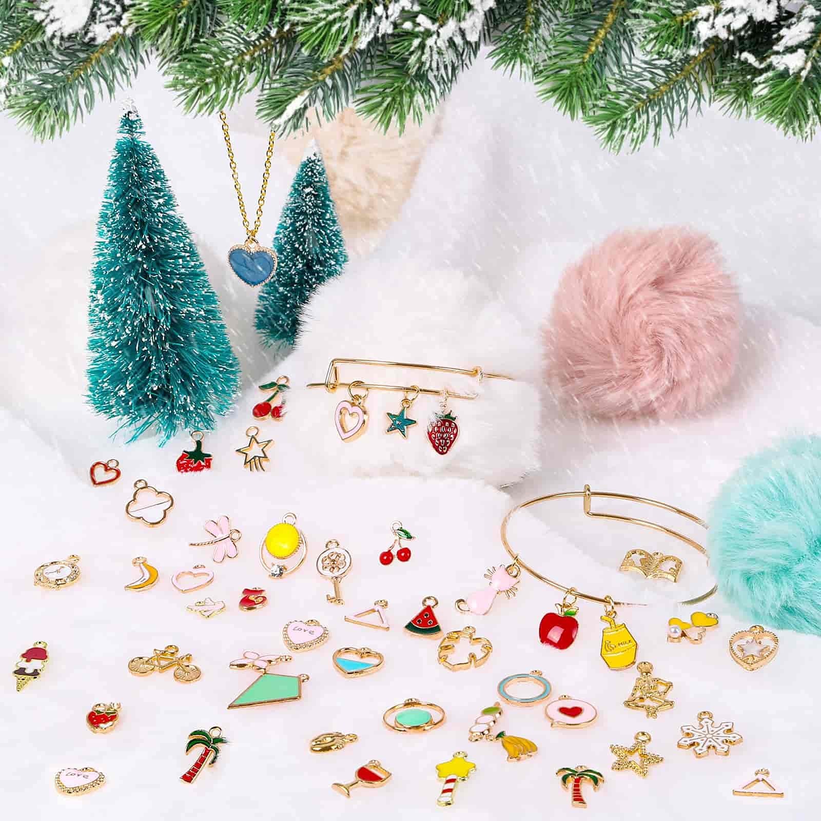 Acejoz 200Pcs Assorted Color Charms for Jewelry Making, Wholesale Mixed Bulk …