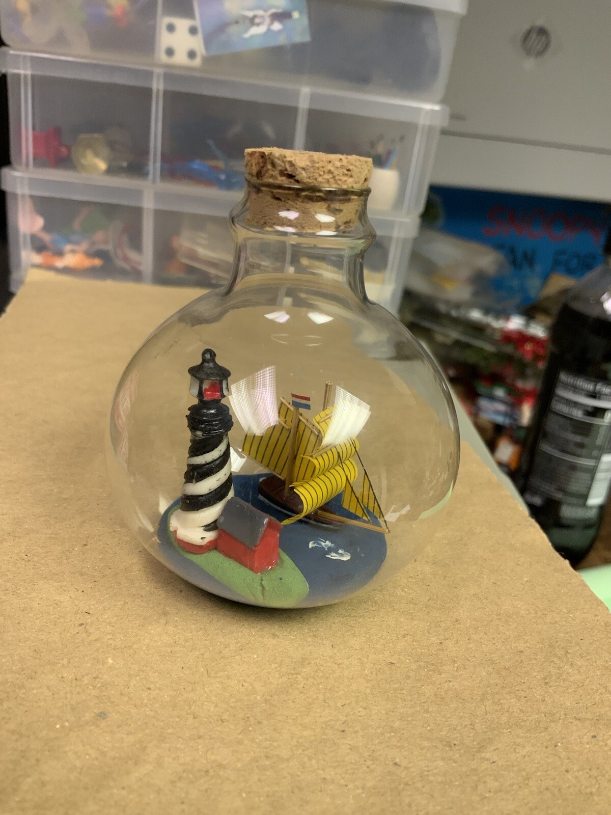 Craft Glass Bottle With Cork