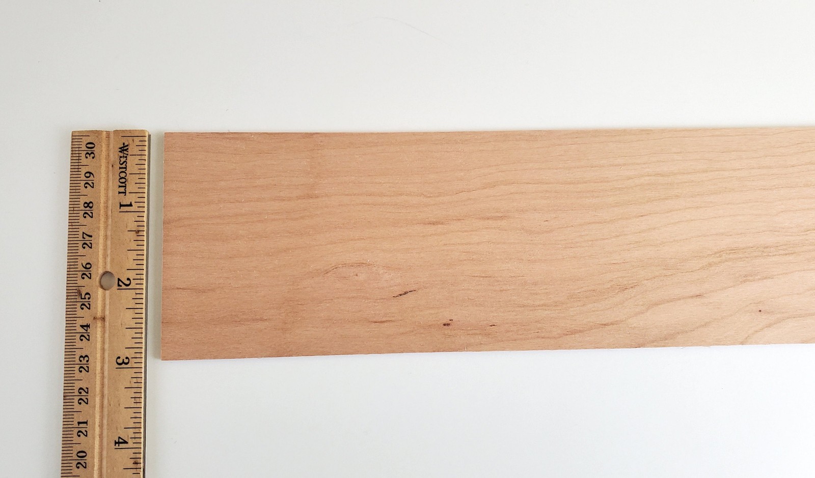 Cherry Wood Sheet Plank Thin 1/32″ x 3″ x 12″ long Veneer Woodworking Kiln Dried