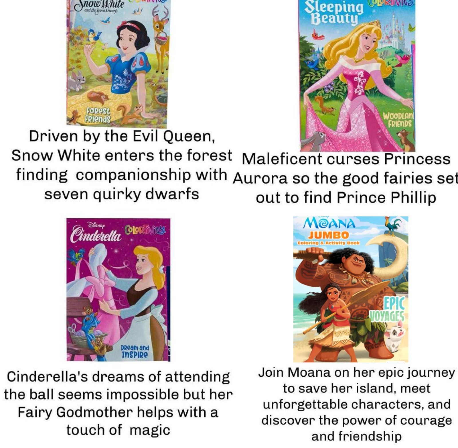 Coloring Books Ages 4-8 for Boys & Girls Assorted Licensed Coloring Book Set