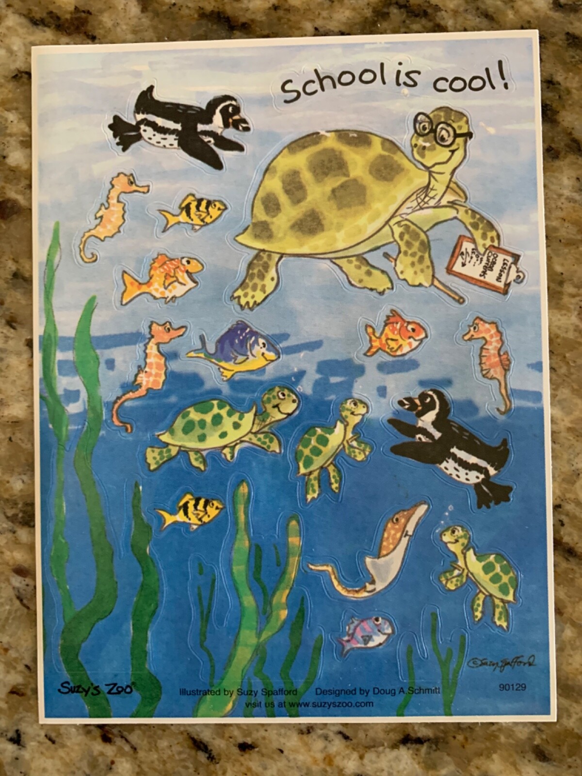 10 Suzy’s Zoo sticker sheets (lot 1)