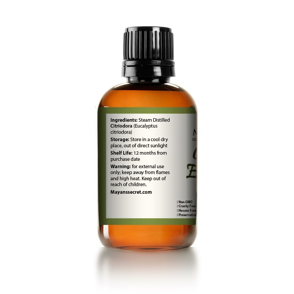 Citriodora Eucalyptus Essential Oil – Huge 4 OZ – 100% Pure & Natural – Premium