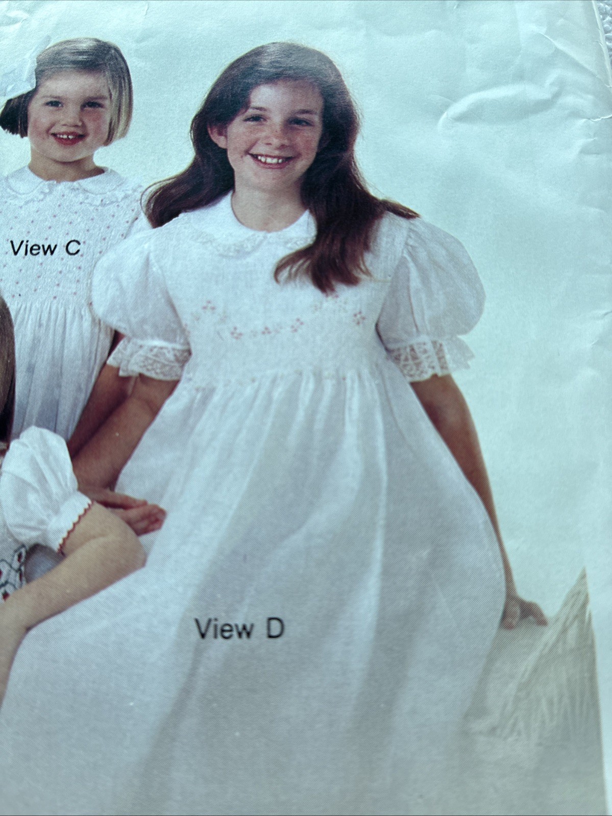 VTG NEW The Children’s Corner Patterns 200 Olivia Smocked Dress Sz 1-4 Uncut