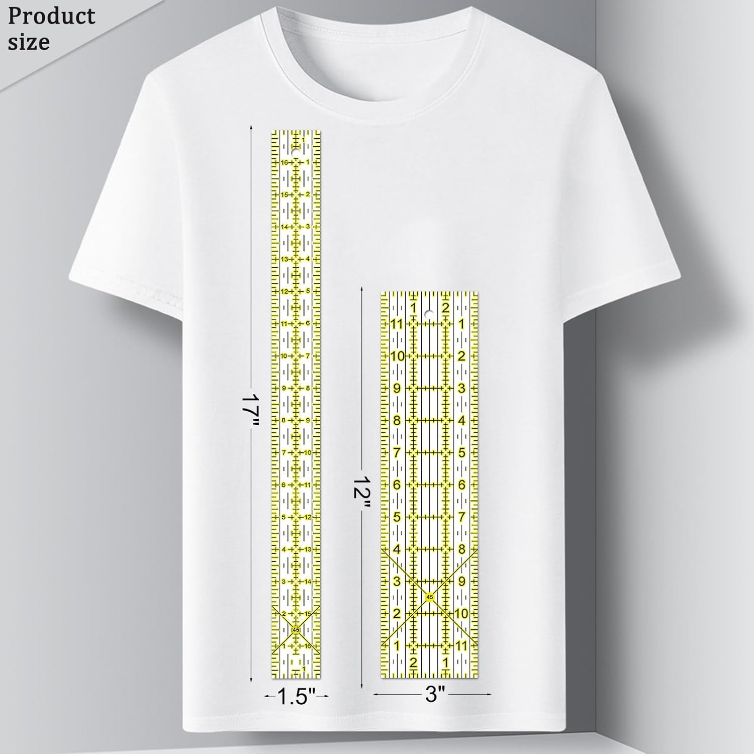 Quilting Rulers, Sewing Ruler, Acrylic Ruler for Sewing and Quilting,Cutting Rul
