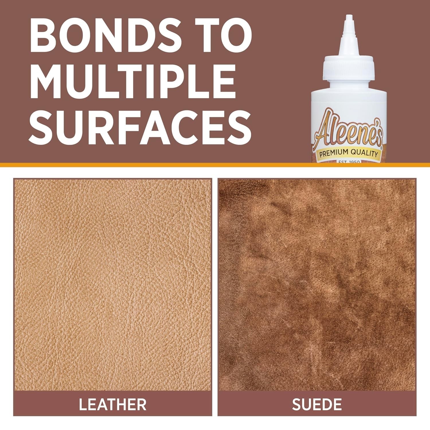 Craft with Confidence: 4 oz Aleene’s Clear Leather & Suede Glue – Non-Toxic